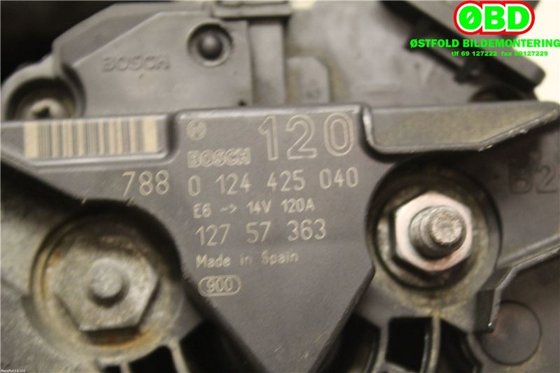 Dynamo til Saab 9-3 2008-2011 (Type II, Fase 2)  (SAAB||12757363)