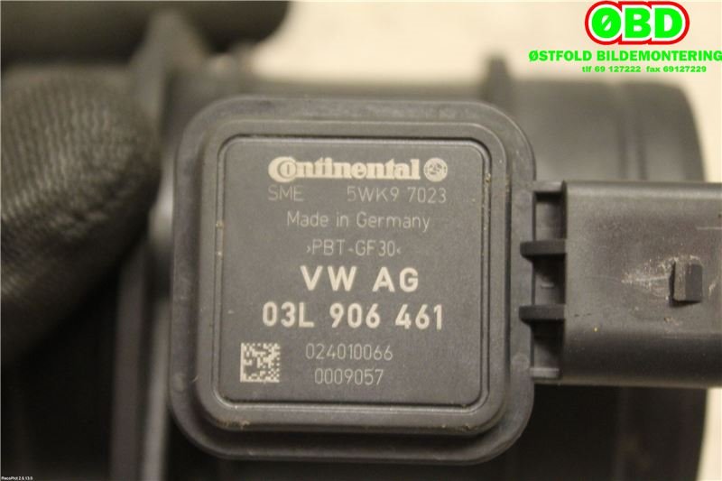 Luftmengde/luftmassemåler til VW Golf VI 2008-2012 (VOLKSWAGEN|03L 906 461||03L906461)