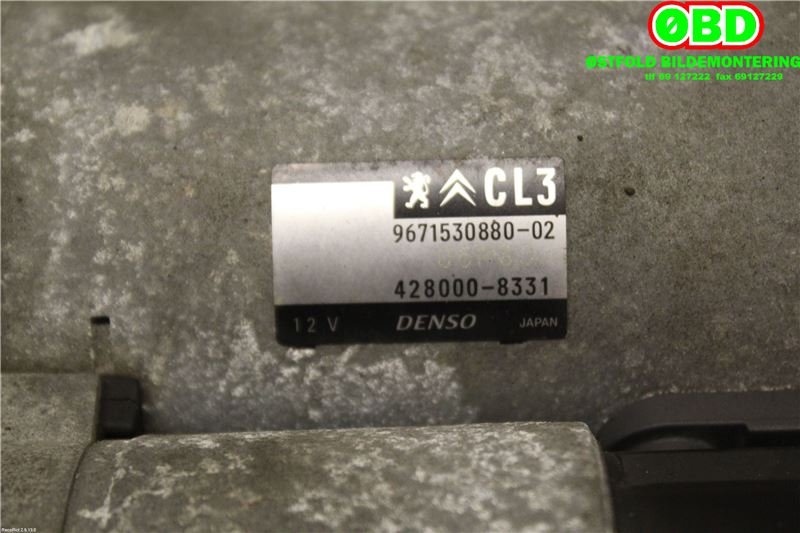 Starter til Peugeot 208 2012-2019 (Type I)  (PEUGEOT|96 884 773 80||9671530880)