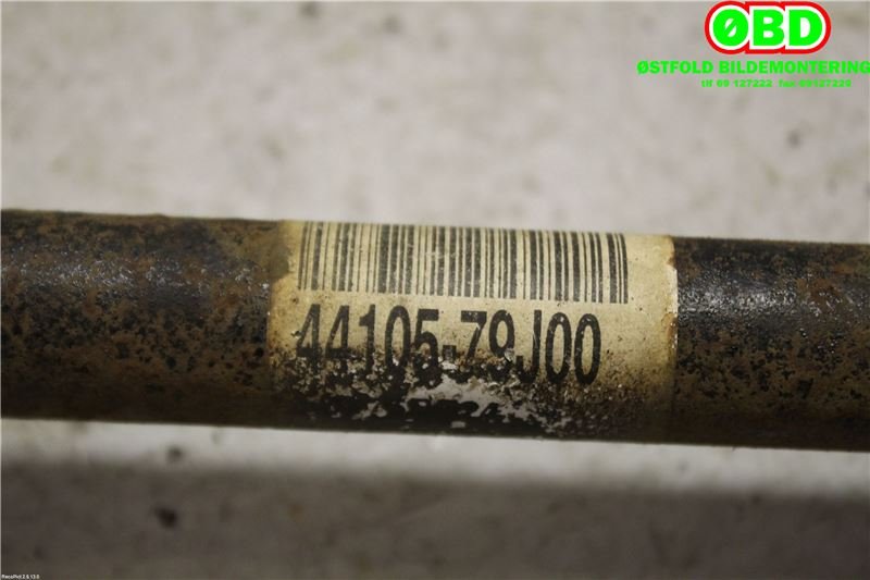 Drivaksel høyre bak til Suzuki SX4 2006-2009 (Type I, Fase 1)  (SUZUKI|44105-79J00|)