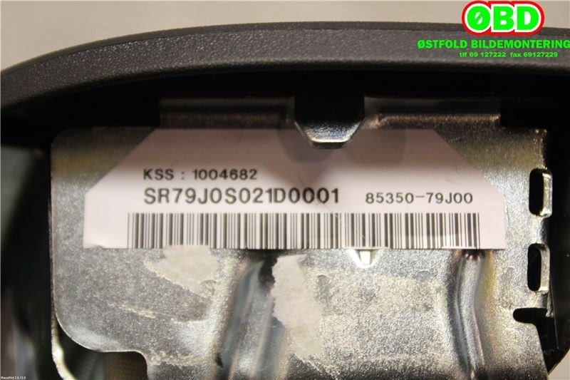 Airbag sidepute høyre til Suzuki SX4 2009-2013 (Type I, Fase 2)  (SUZUKI|85350-79J00-S1S||85350-79J00)