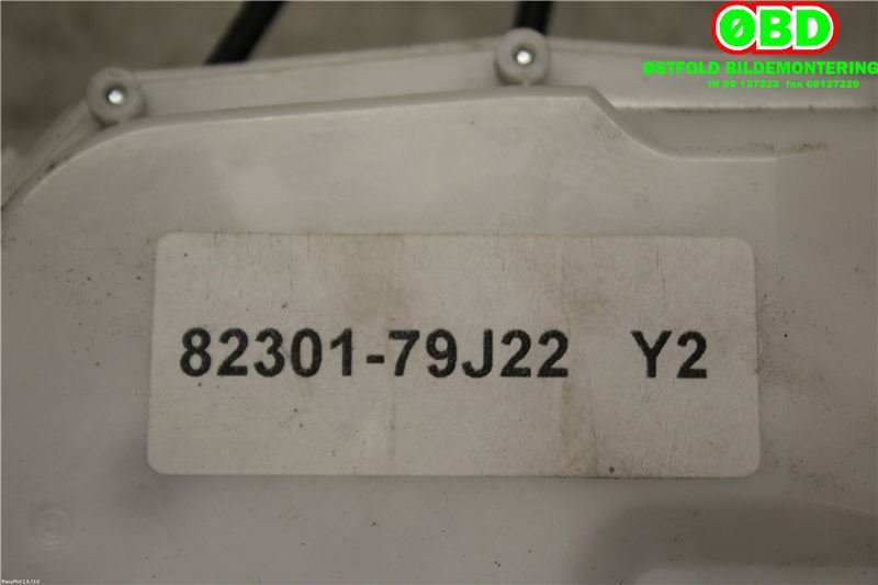 Låsekasse høyre bak til Suzuki SX4 2009-2013 (Type I, Fase 2) (SUZUKI|82301-79J22|)