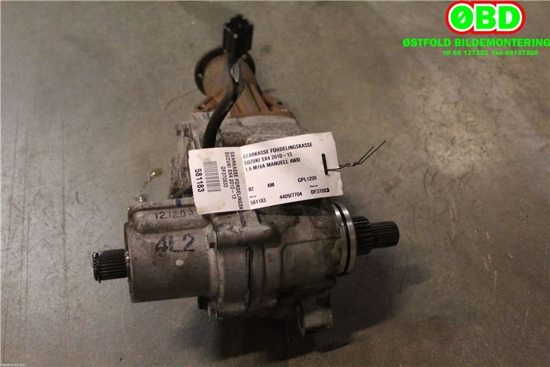 Girkasse 4WD fordelingskasse til Suzuki SX4 2009-2013 (Type I, Fase 2) (SUZUKI|)
