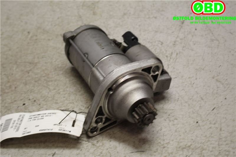 Starter diesel til VW Golf VII 2012-2017 (Fase 1) (VOLKSWAGEN|02Z 911 024 L|02Z 911 024 K|02Z911024L)