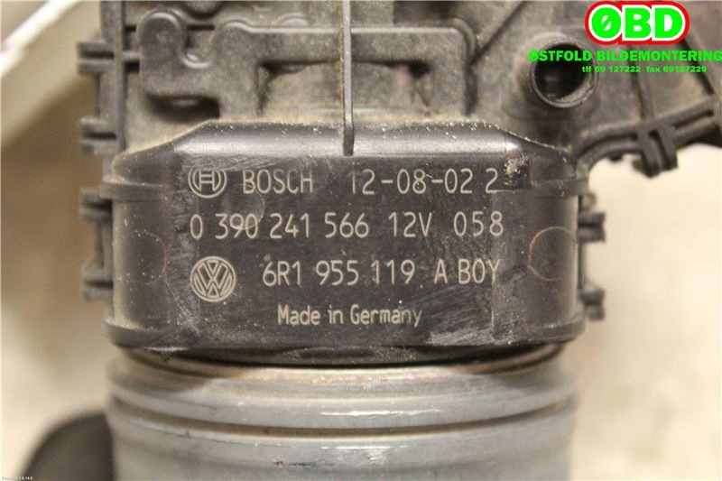 Viskermotor frontrute til VW E-Up 2013-2019 (VOLKSWAGEN||0390241566|6R1955119A)