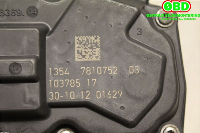 Spjeldhus til BMW 3-Serie 2012-2018 (F30/F31/F34) (F30/F31/F34) (BMW|13 54 7 810 752||13547810752)