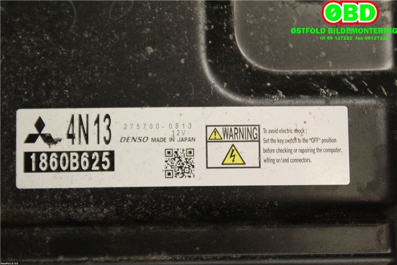 Styreenhet motor til Mitsubishi Lancer 2008-2017  (MITSUBISHI|1860B625||2757000813)