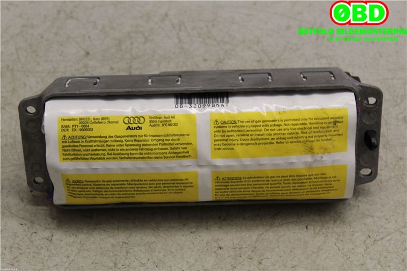 Airbag passasjer til Audi A3, 2003-2008 (Type II, Fase 1)  (AUDI|8P0880202C)