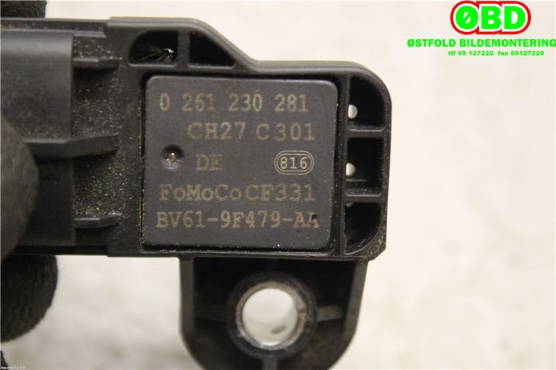 Sensor turbo til Ford Focus 2011-2014 (Type III, Fase 1)  (|0261230281|BV619F479AA)