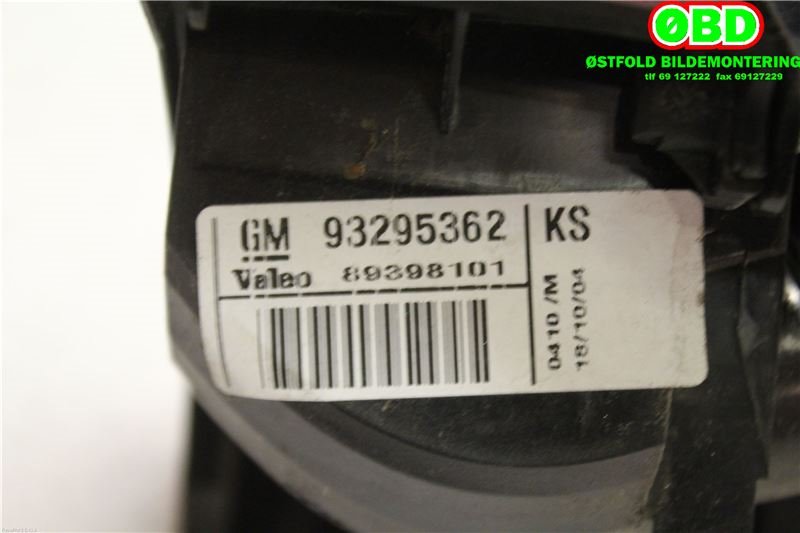Baklykt venstre til Opel Meriva A 2003-2010  (OPEL|93184712|1222123|)