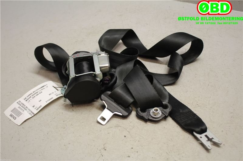 Airbag beltestrammer til Nissan Qashqai, 2010-2014 (Type I, Fase 2) (NISSAN|)