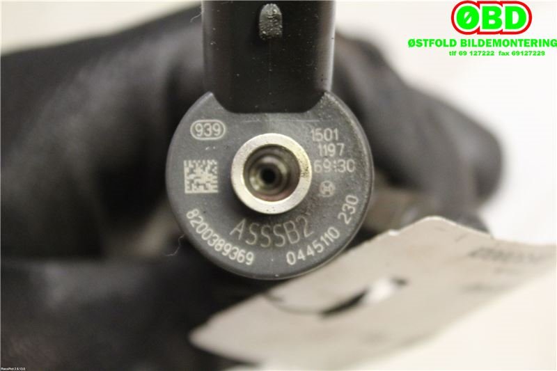 Dyse innsprøyting diesel til Renault Laguna 2005-2007 (Type II, Fase 2) (RENAULT|8200296279|0445110230|8200389369)