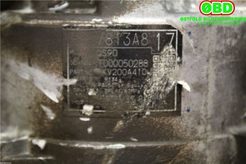 Aircondition kompressor til Mitsubishi ASX 2010-2019  (MITSUBISHI|7813A817|)