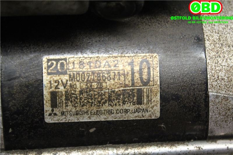 Starter diesel til Mitsubishi ASX 2010-2019 (MITSUBISHI|18102A10|)