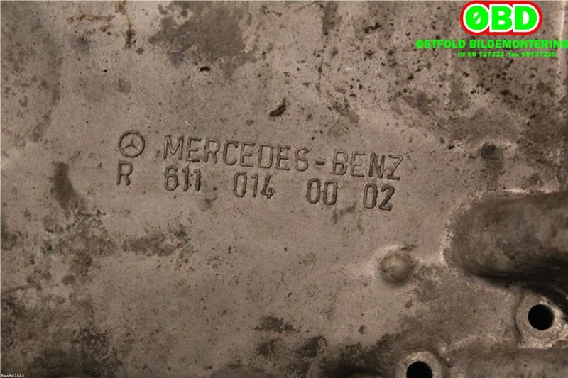 Bunnpanne til Mercedes E-Klasse 1995-2000 (Fase 1) (W210) (W210) (A 612 010 00 13||6110140002)