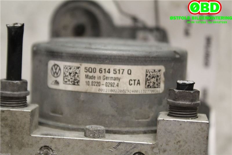 ABS sentral til Škoda Octavia 2013-2016 (Type III, Fase 1)  (SKODA|5Q0 614 517 Q||5Q0614517Q)