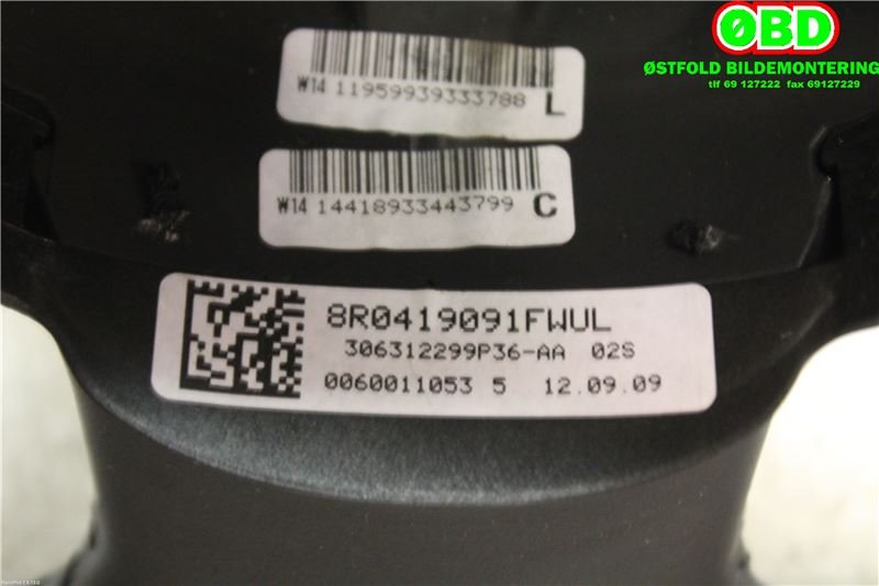 Ratt til Audi Q5 2008-2012 (Type I, Fase 1)  (AUDI|8R0 419 091 F||8R0419091F)