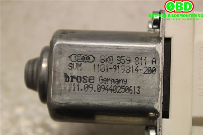 Ruteheis venstre bak til Audi Q5 2008-2012 (Type I, Fase 1) (AUDI|8K0 959 811 A||8K0959811A)
