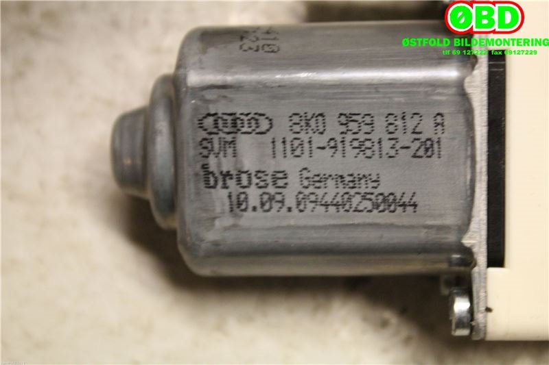Ruteheis høyre bak til Audi Q5 2008-2012 (Type I, Fase 1) (AUDI|8K0 959 812 A||8K0959812A)