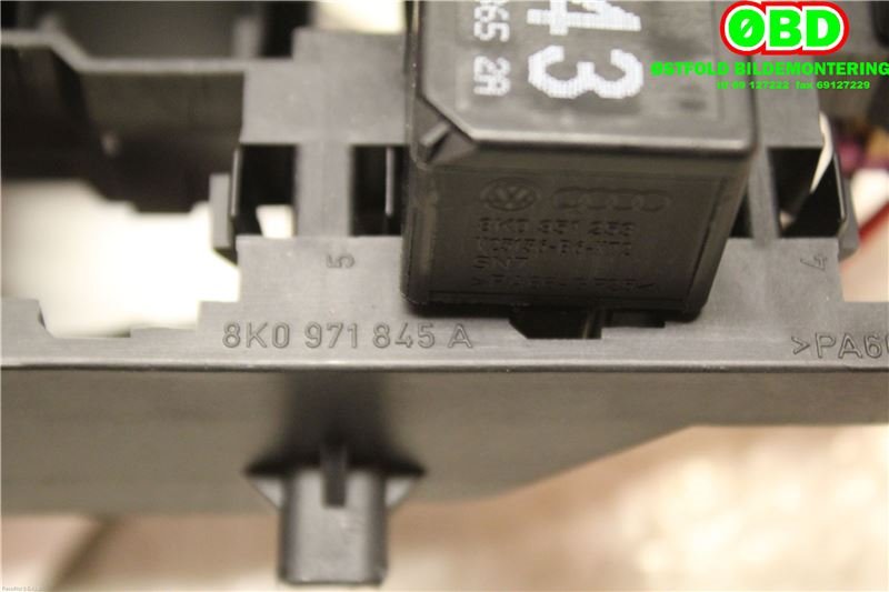 Sikringsboks til Audi Q5 2008-2012 (Type I, Fase 1) (AUDI|8K0 971 845 A||8K0971845A)