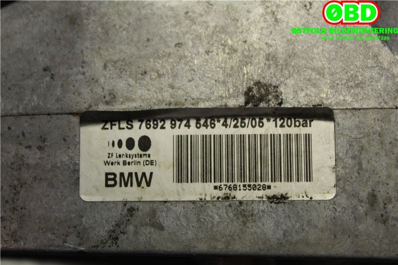 Servo pumpe mekanisk til BMW 3-Serie 2005-2011 (E90/E91/E92/E93) (E90/E91/E92/E93) (BMW|32 41 6 768 155|)