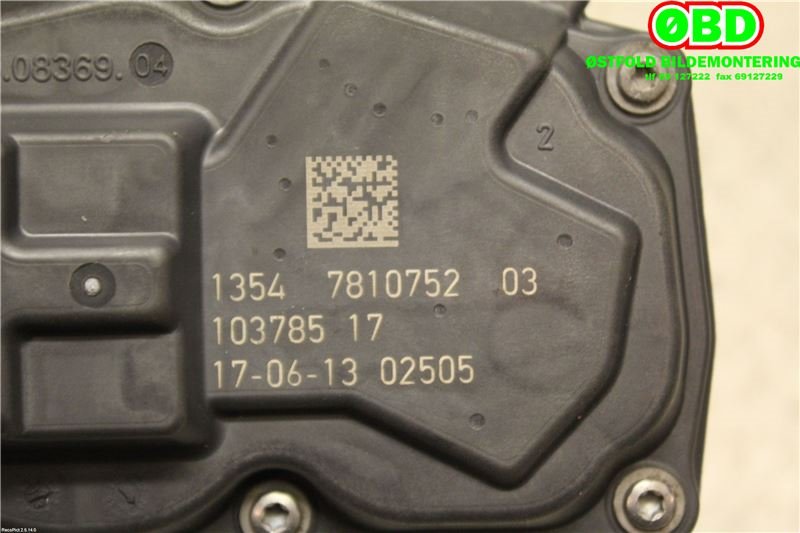 Spjeldhus til BMW 3-Serie 2012-2018 (F30/F31/F34) (F30/F31/F34) (BMW|13 54 7 810 752||13547810752)