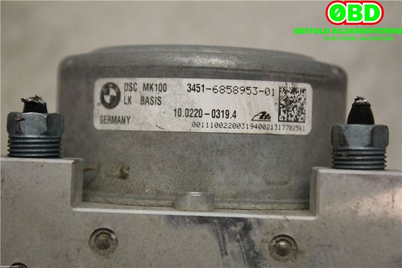 ABS sentral til BMW 3-Serie 2012-2018 (F30/F31/F34) (F30/F31/F34) (BMW|34 51 6 887 744|)