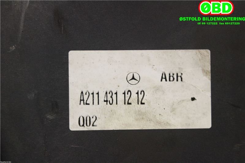 ABS sentral til Mercedes E-Klasse 2006-2009 (Fase 2) (W211) (W211) (MERCEDES|A 211 431 20 12|0265250202|2114311212)