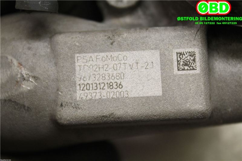 Turbo til Citroën C3 2010-2016 (Type II)  (CITROEN|0375 Q9||9673283680)