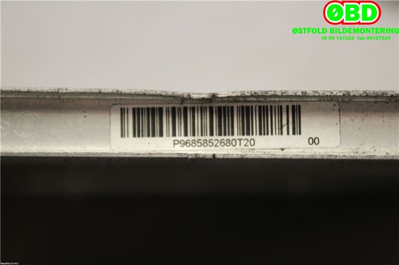 Radiator (automat gir) til Citroën C3 2010-2016 (Type II) (CITROEN|1330P9||9685852680)
