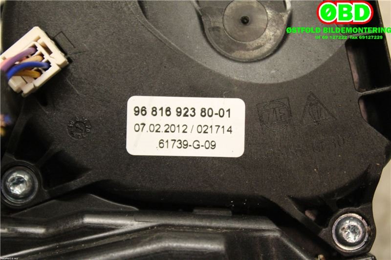 Girstang/girvelger automat til Citroën C3 2010-2016 (Type II)  (CITROEN|2400EY||9681692380)
