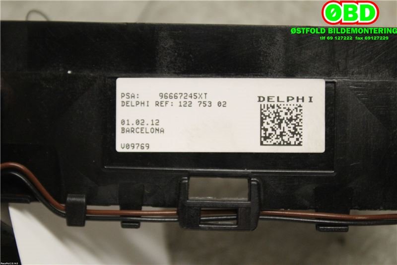 Bryter diverse til Citroën C3 2010-2016 (Type II)  (CITROEN|624363|6243E4|96667245XT)