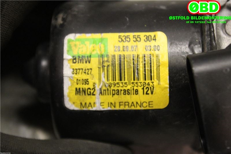 Viskermotor frontrute til Mini One/Cooper 2007-2014 (R55-57) (R55-57) (MINI||53555304|8377427)
