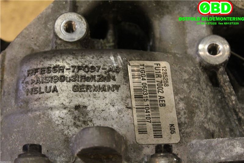 Girkasse manuell 6-trinn til Volvo V40 2012-2019 (VOLVO|36010297||1285258)