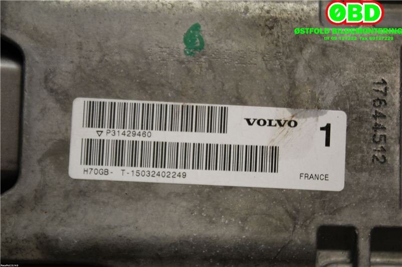 Rattaksel elektrisk servo til Volvo V40 2012-2019 (VOLVO|31429464|)