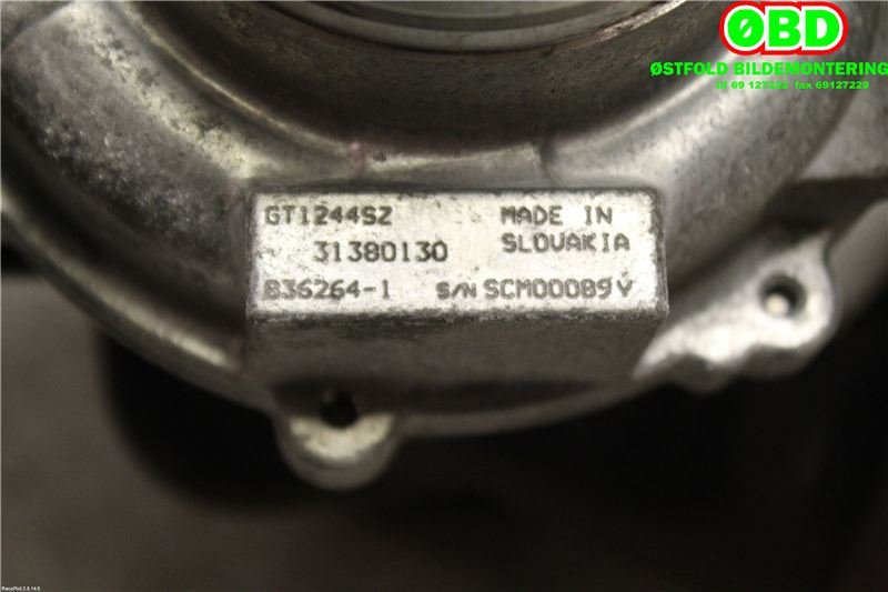 Turbo til Volvo V40 2012-2019  (VOLVO|36010069||31380130)