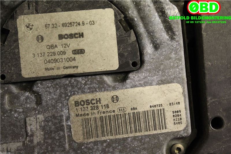Kjølevifte til BMW 5-Serie 2003-2010 (E60/E61) (E60/E61) (BMW|17 42 7 801 657|)