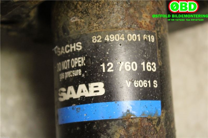 Fjærbein høyre foran til Saab 9-5 2006-2010 (Type I, Fase 3)  (SAAB||12760163)