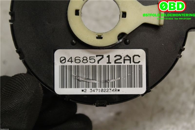 Airbag slepering til Chrysler Voyager 2001-2008 (Type IV)  (CHRYSLER|4685712AA|4685712AC)