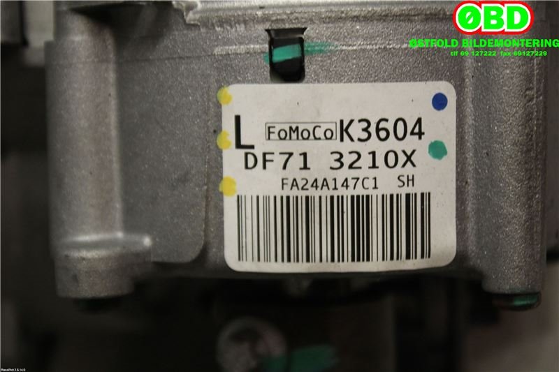 Rattaksel elektrisk servo til Mazda 2 2011-2014 (Type II, Fase 2) (MAZDA|DF713210XP|)
