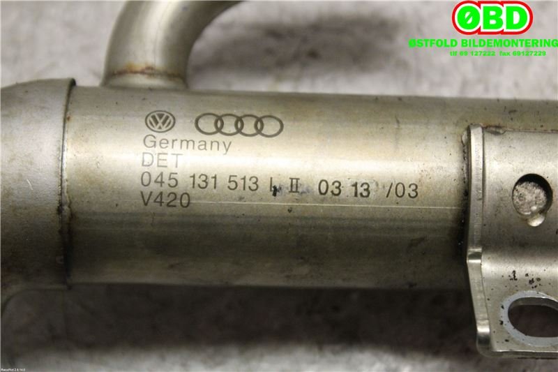 EGR-kjøler til VW Polo 2002-2005 (Type IV, Fase 1)  (VOLKSWAGEN|045 131 513 L||045131513L)