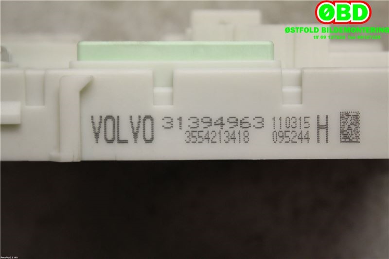 Sikringsboks til Volvo V40 2012-2019  (VOLVO|31394963|)