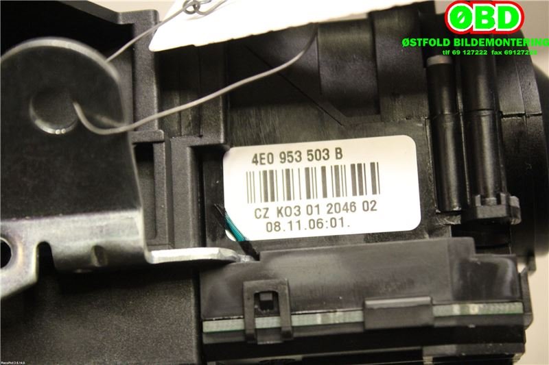 Bryter combi til Audi A6 2005-2008 (Type III, Fase 1) (C6) (C6) (AUDI|4E0 953 513 K|4E0 953 503 F|)