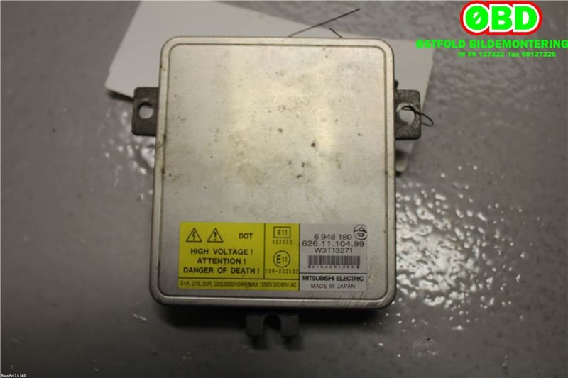 Styreenhet xenon/ballast til BMW 3-Serie 2005-2011 (E90/E91/E92/E93) (E90/E91/E92/E93) (BMW|63 12 6 948 180|W3T13271|6948180)