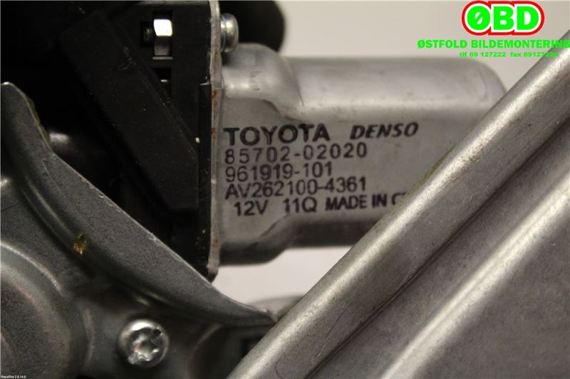 Ruteheis høyre bak til Toyota Avensis 2009-2015 (Type III, Fase 1) (TOYOTA|6983005130|)