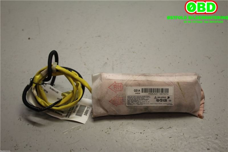 Airbag sidepute høyre til Mazda 6, 2010-2013 (Type II, Fase 2)  (MAZDA|GS1D57KA0C)