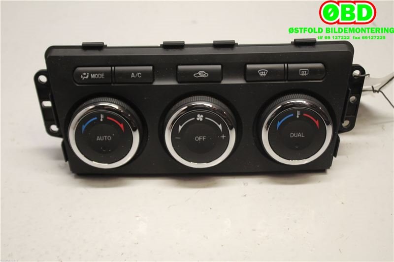Varmeapparat betjening til Mazda 6, 2010-2013 (Type II, Fase 2)  (MAZDA|GDK461190A)