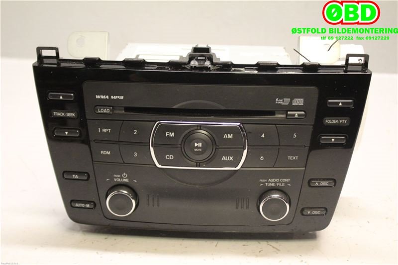 Bilstereo til Mazda 6, 2010-2013 (Type II, Fase 2)  (MAZDA|GER4669RX)