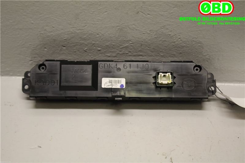 Multimedia display (MCU - Media Controller Unit) til Mazda 6 2010-2013 (Type II, Fase 2)  (MAZDA|GDK4611J0|)