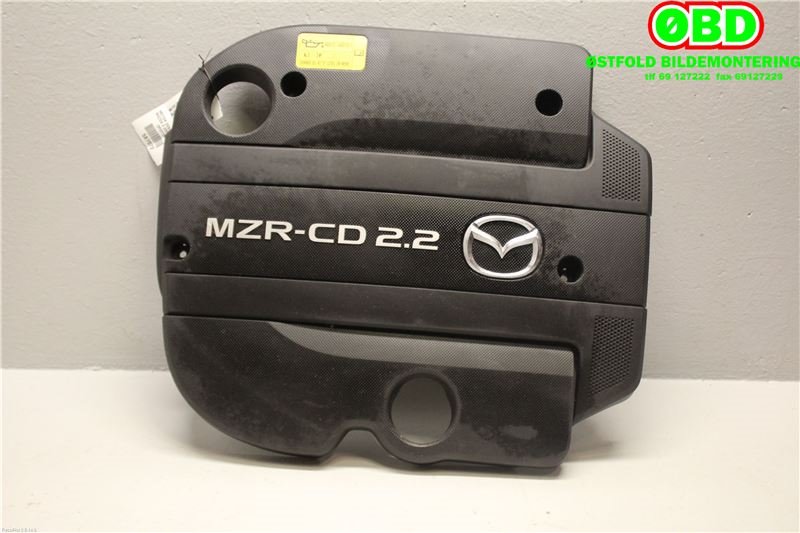 Motordeksel over motor til Mazda 6, 2010-2013 (Type II, Fase 2)  (MAZDA|R2AA10230D)